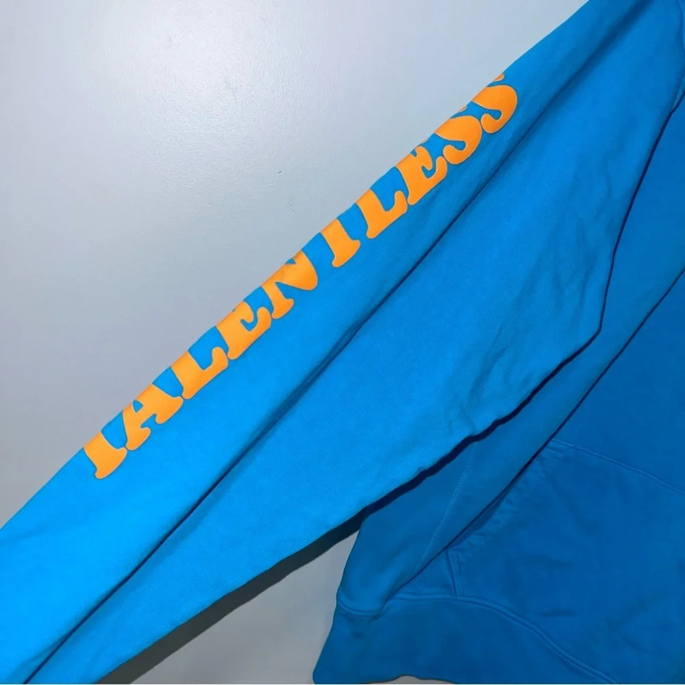 TALENTLESS Hoodie Blue/Orange - Picture 3 of 4